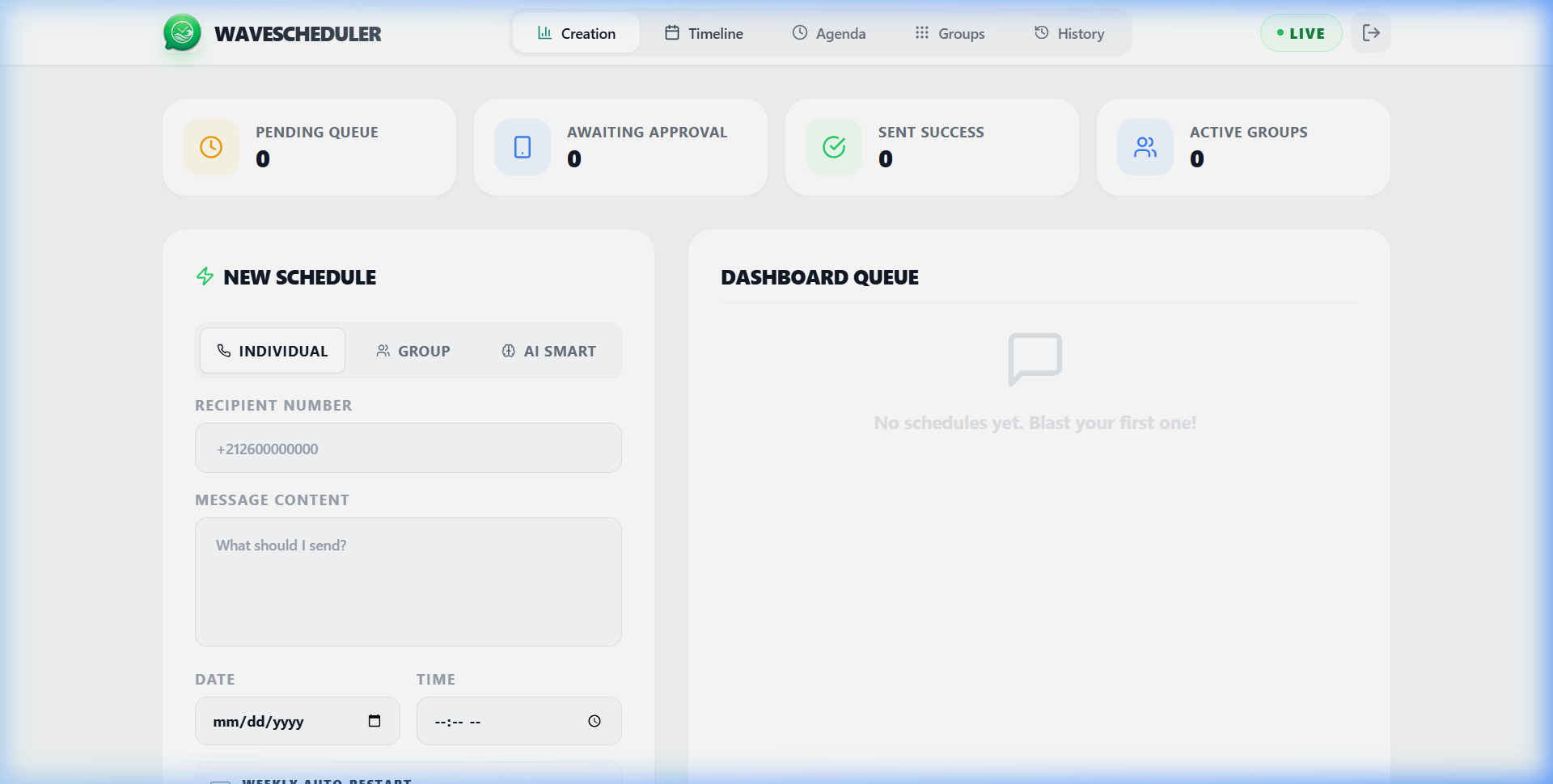 Timeline View